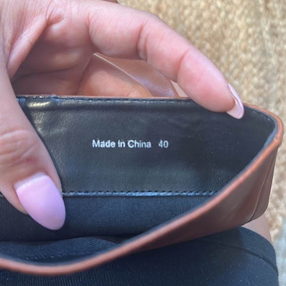 Design Lab Lord & Taylor Adelienne Western Style Pointed Toe Knee high Boot - Picture 8 of 8